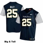 Notre Dame Fighting Irish Men's Philip Riley #25 Navy Under Armour Alternate Authentic Stitched Big & Tall College NCAA Football Jersey EHT7599OI